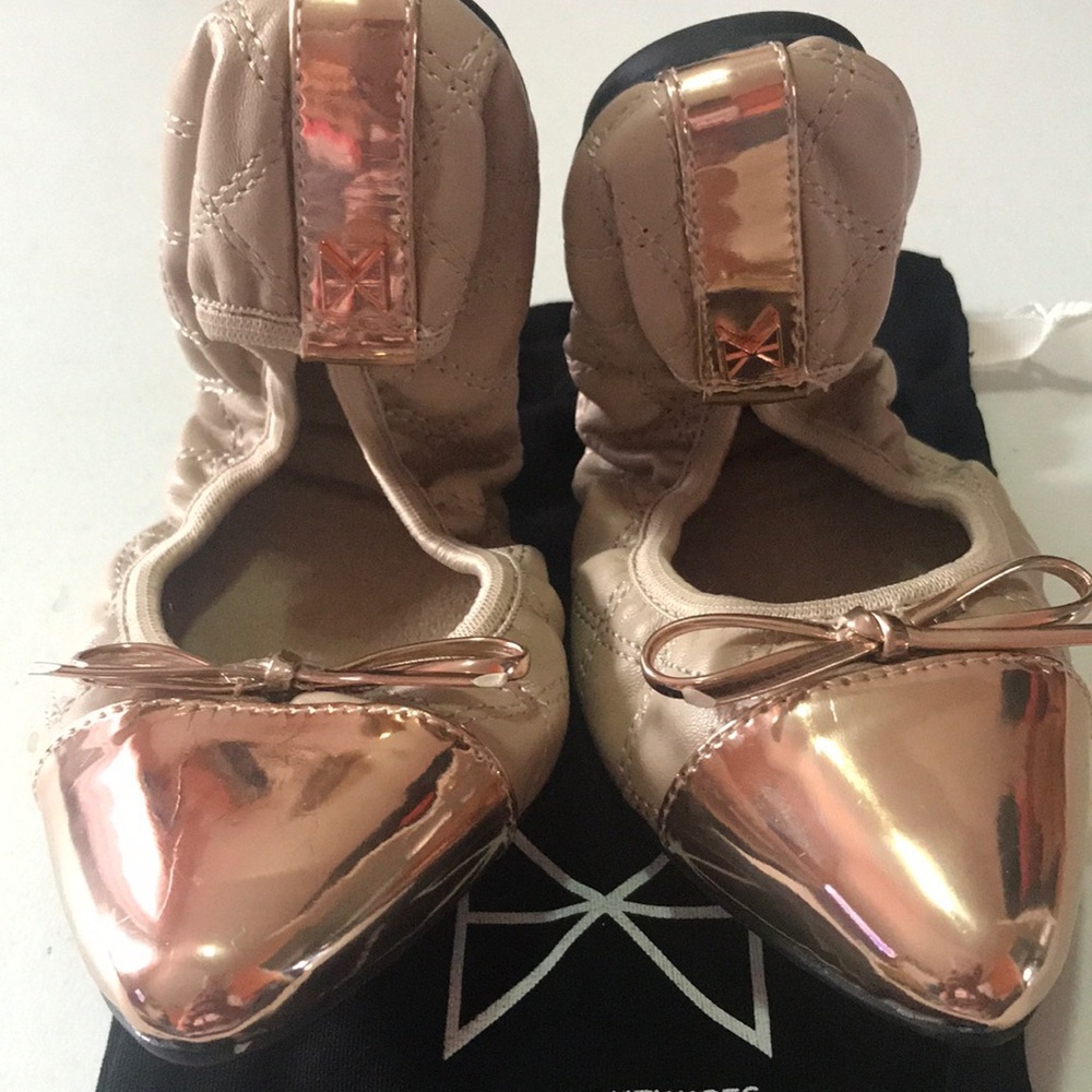 Butterfly Twist Ballerina Rose Gold